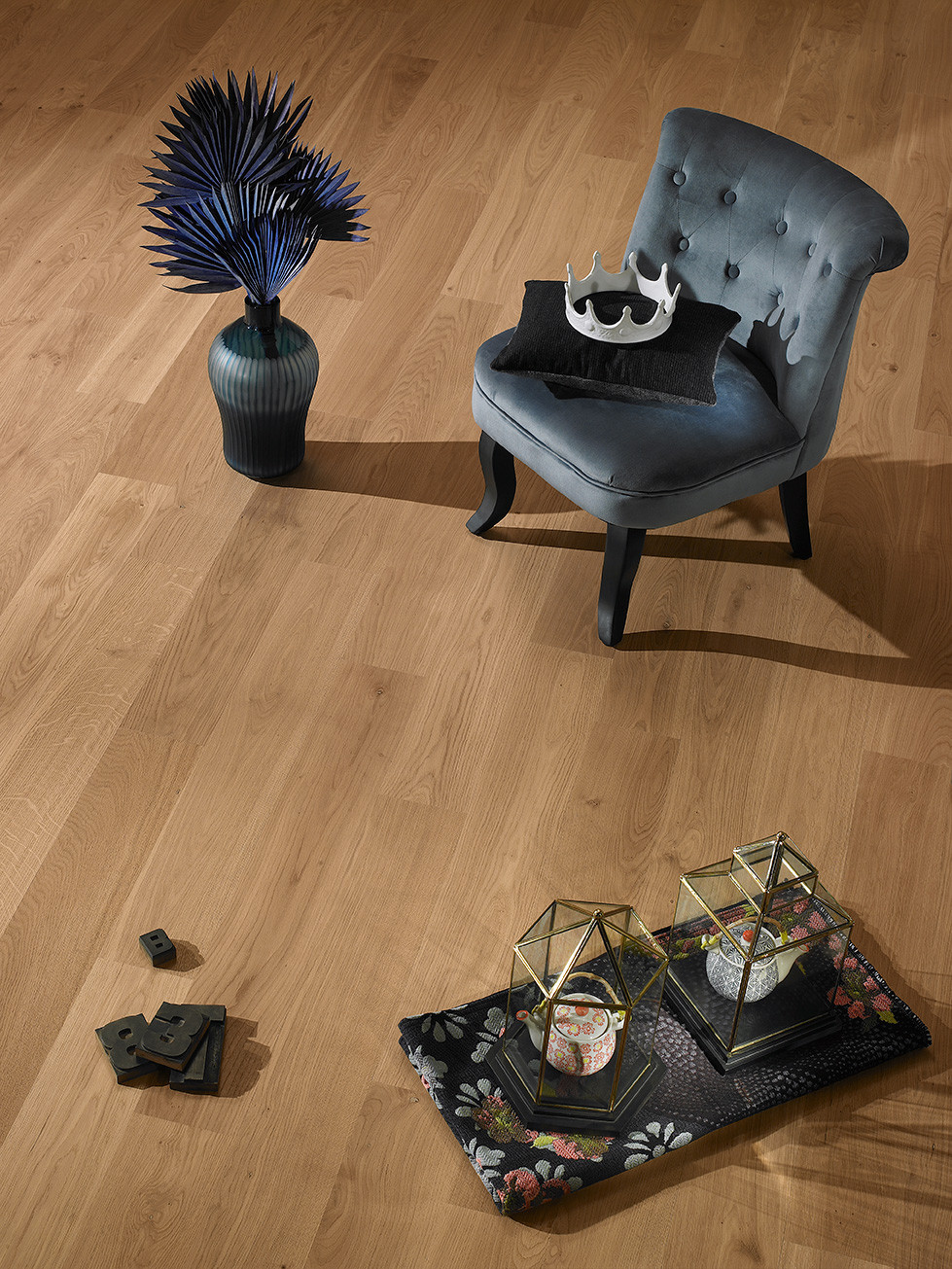 Pavimento in rovere naturale Invisibile Mini