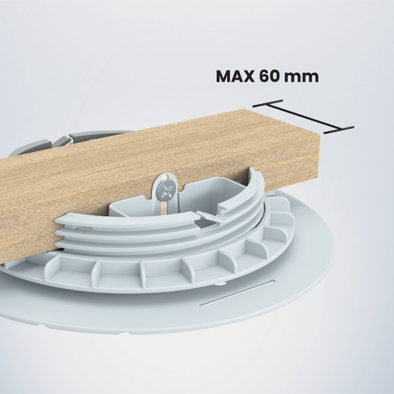 Supporto per pavimenti galleggianti in legno MITO