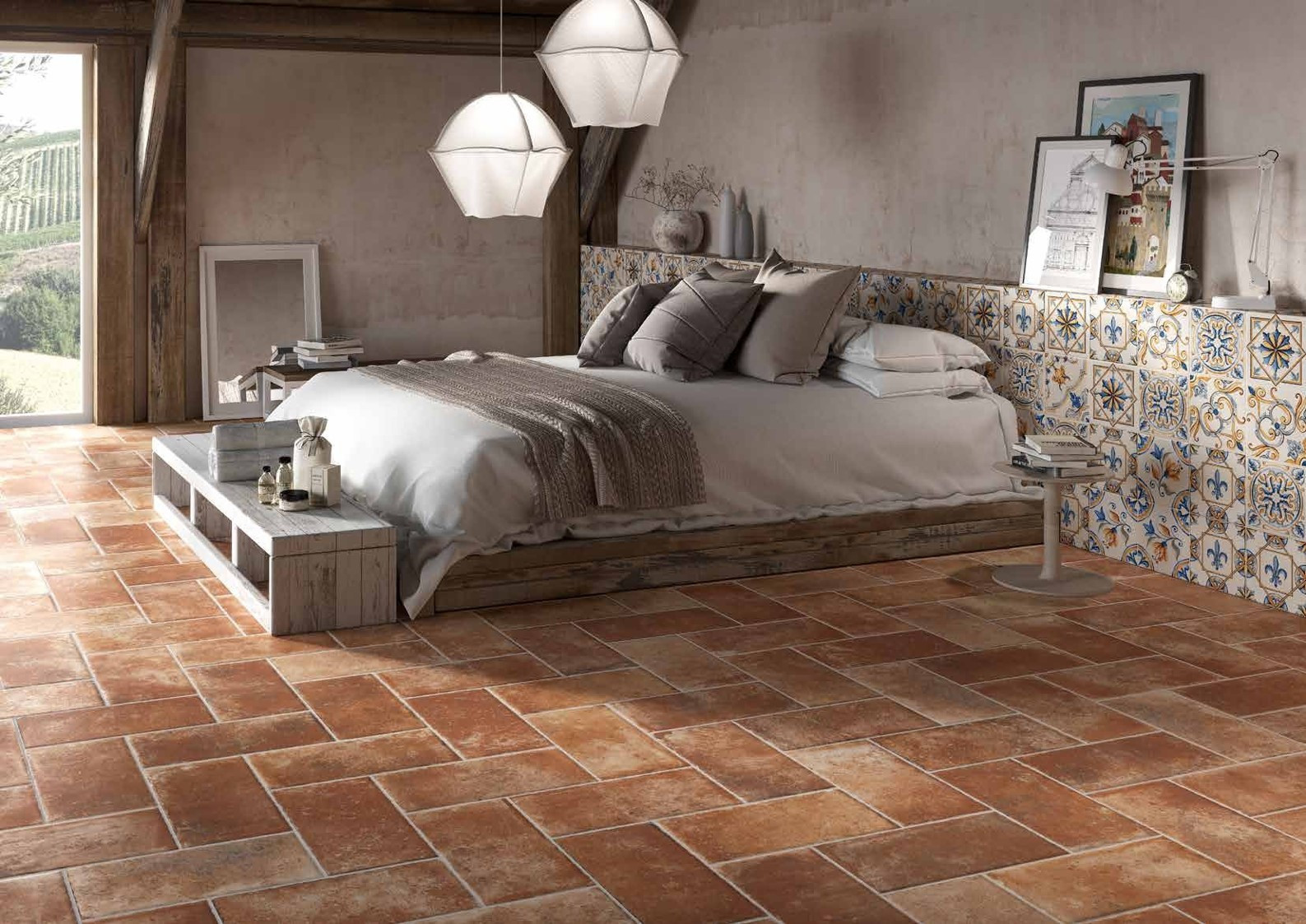 Pavimento e rivestimento in gres Montalcino 20,3x40,6 serie Tuscany by Ceramica Rondine