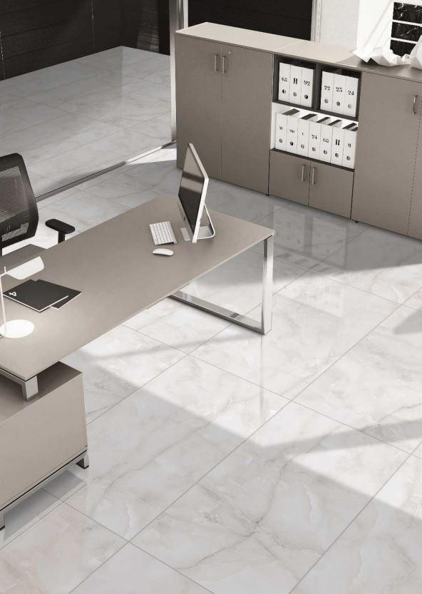 Pavimento e rivestimento gres effetto marmo Onice Bello White
