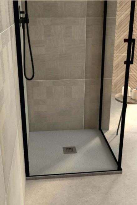 Piatto Doccia in Mineralmarmo Bianco 2.7 cm di spessore 