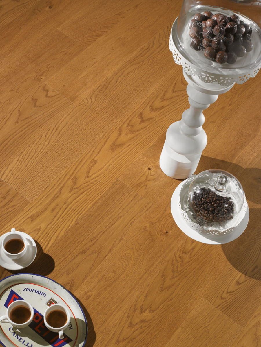 Pavimento in rovere naturale Pietra Mini