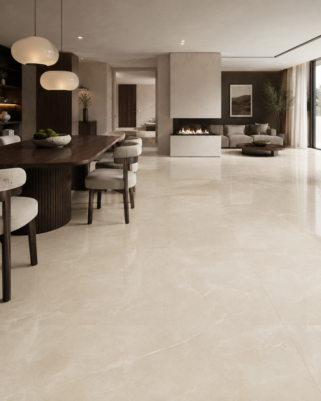 Pavimento e rivestimento in gres serie PULP Beige R10 per interno by Bertolani
