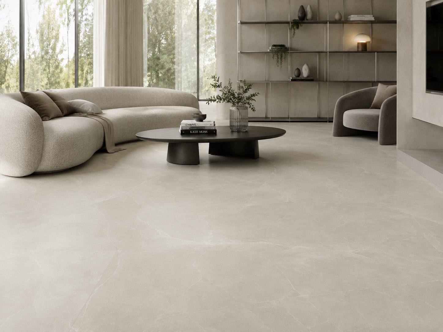 Pavimento e rivestimento in gres serie PULP Silver R10 per interno by Bertolani