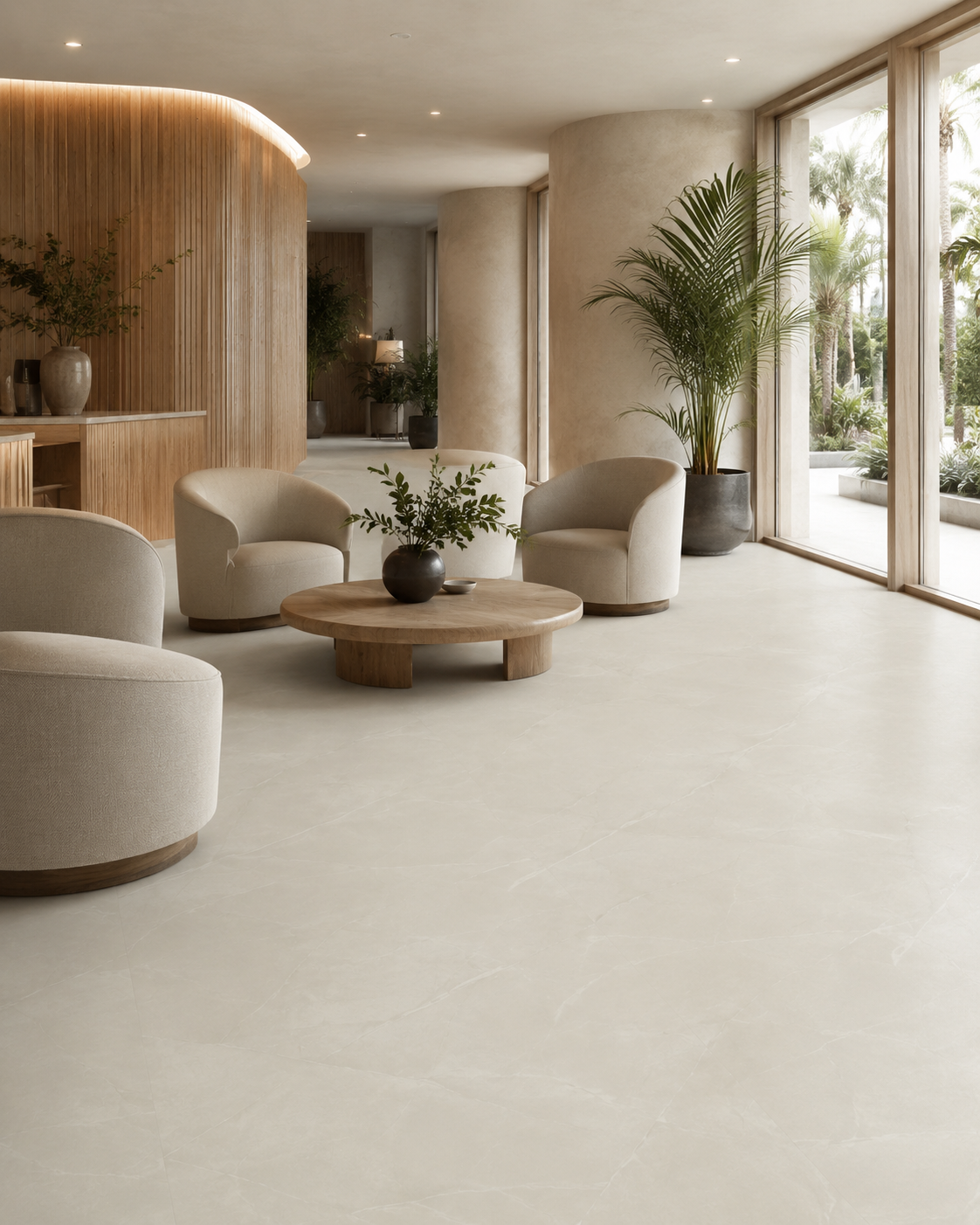 Pavimento e rivestimento in gres serie PULP White R10 per interno by Bertolani