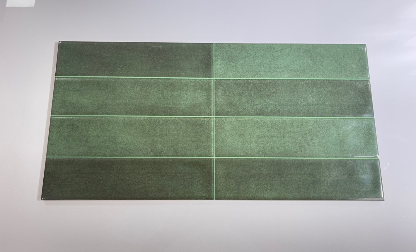 Rivestimento effetto muretto Retro Verde 30x60 cm