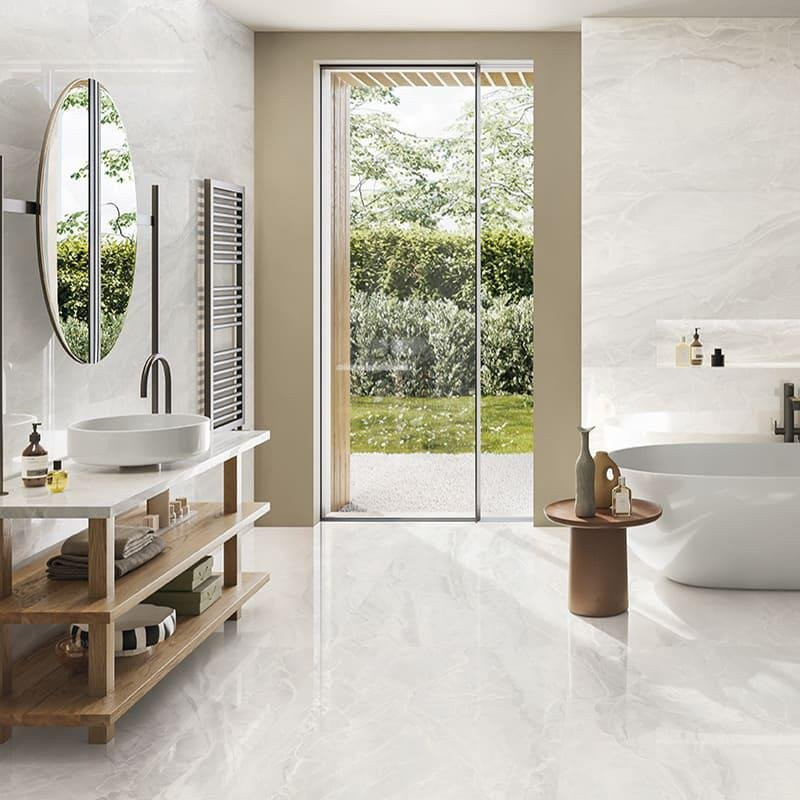 Lastra In Gres Emilceramica Tele di Marmo Selection White Paradise Lappato
