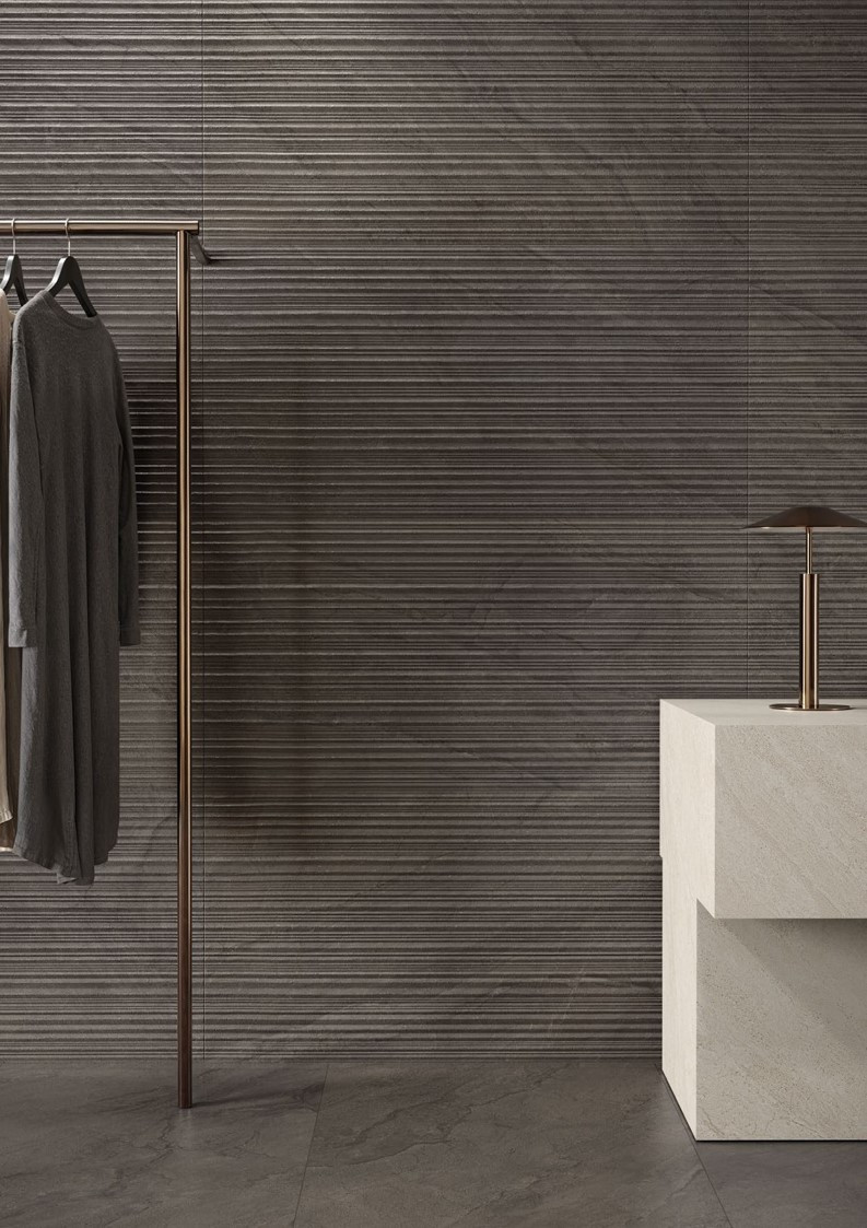 Rivestimento Rilievi Grigio Bruciato serie Pietra di Orosei by Provenza