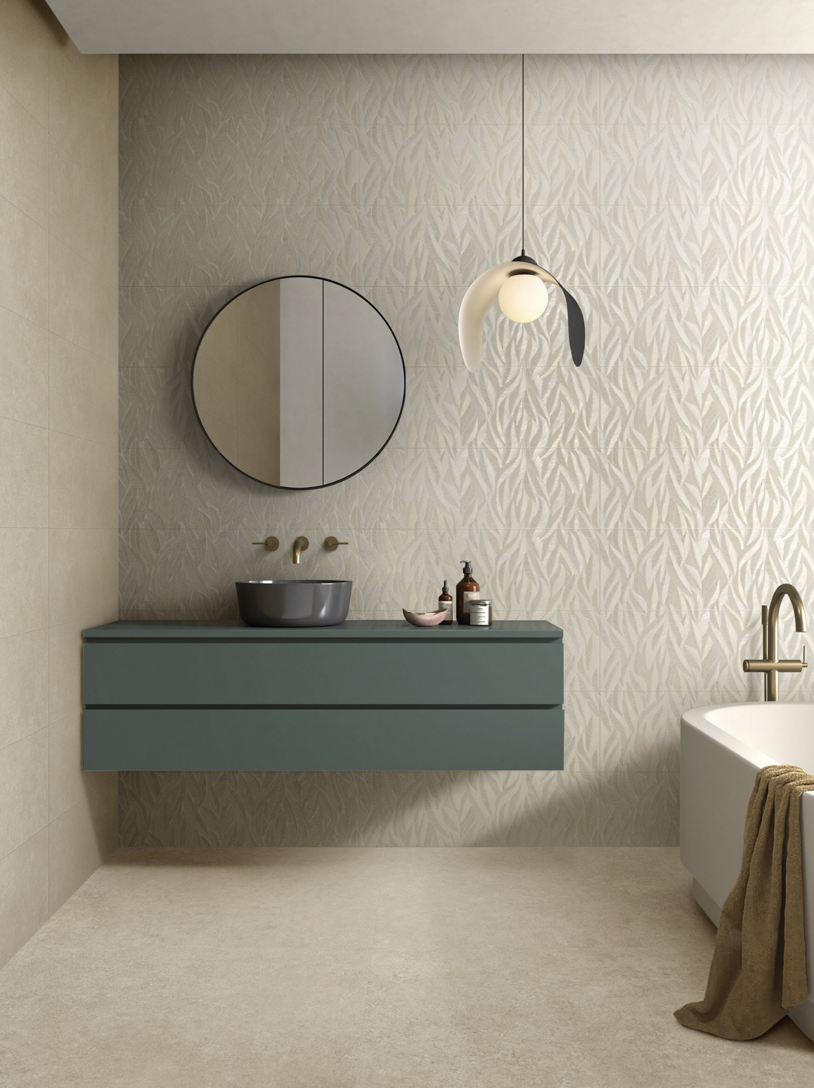 Rivestimento in pasta bianca Beige Room Wall Matt by Marazzi