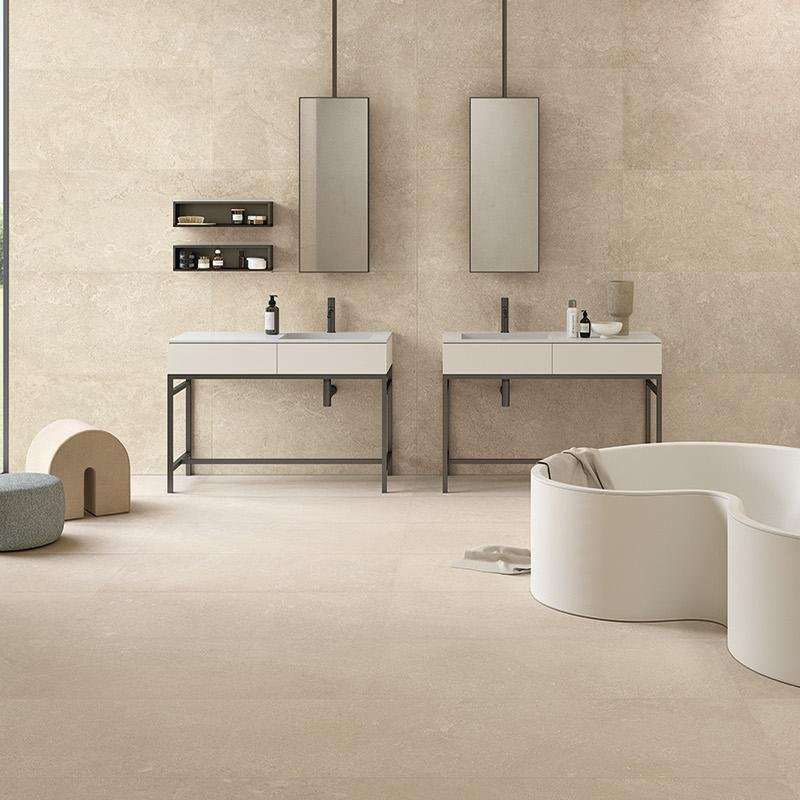 Pavimento e Rivestimento in gres Mapierre Ancienne Beige 20 mm R11 Emilceramica