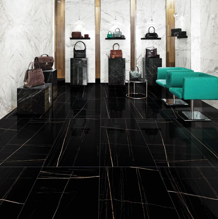 Pavimento in gres porcellanato levigato Saint Laurent 60x120 cm