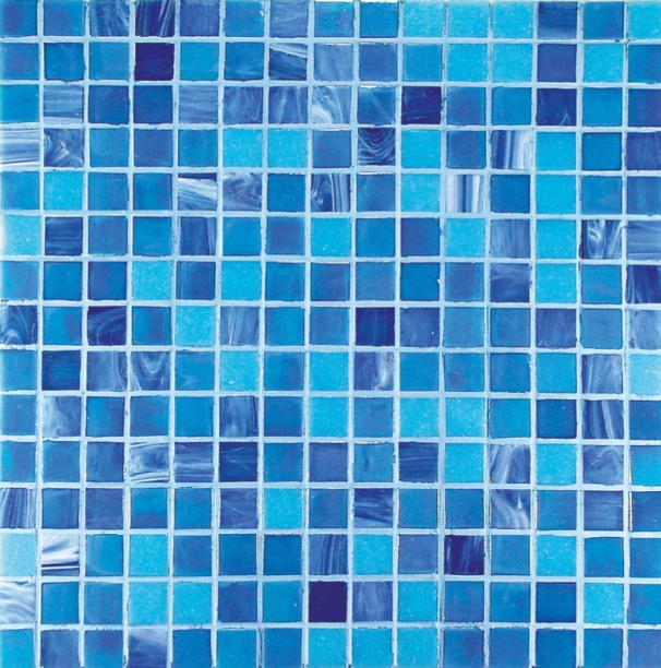 Mosaico Serie Project Plus Vitrex Blu Mix