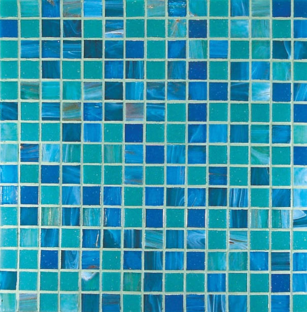 Mosaico Serie Project Plus Vitrex Acquamarina Mix