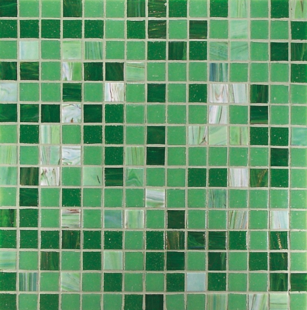 Mosaico Serie Project Plus Vitrex Verde Mix