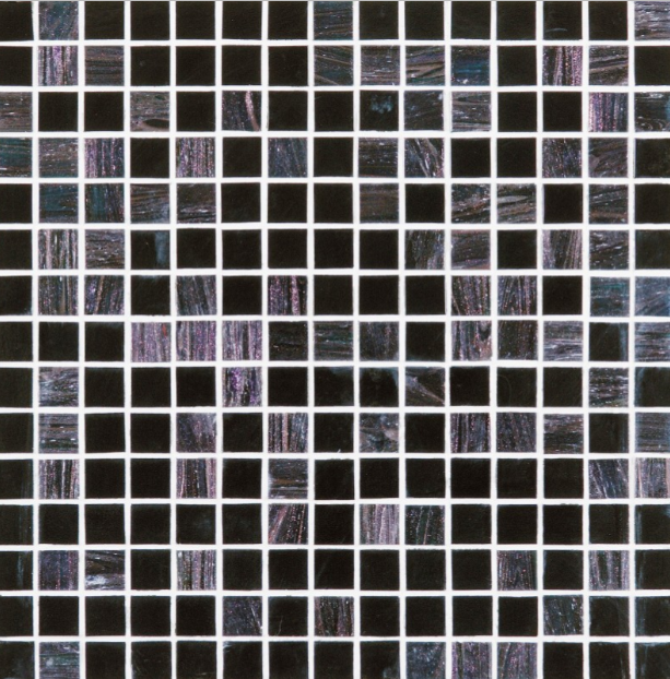 Mosaico Serie Project Plus Vitrex Nero Mix