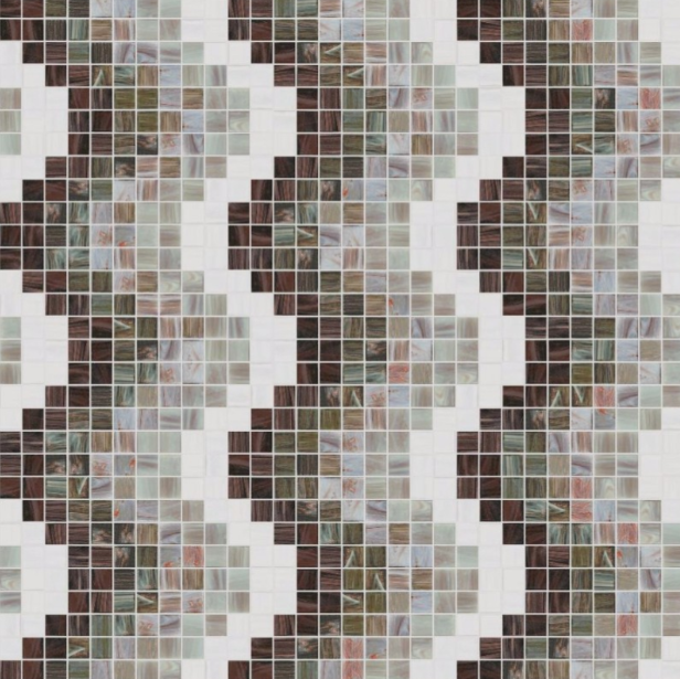 Mosaico Progetto Piscina Vitrex Wave Gris 