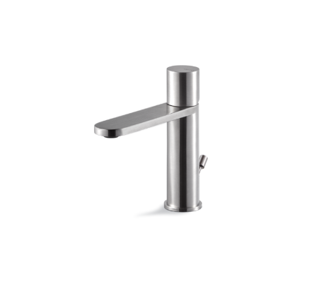 Miscelatore monocomando per lavabo con scarico da 1”1/4 VENY STEEL VEMA