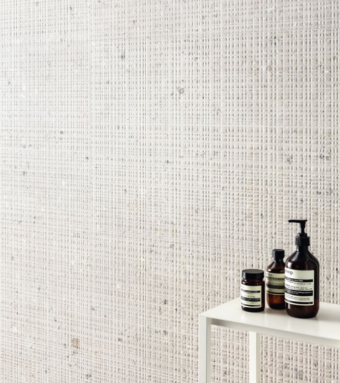Pavimento in gres porcellanato Avorio serie Ego Naturale Decoro TRAME