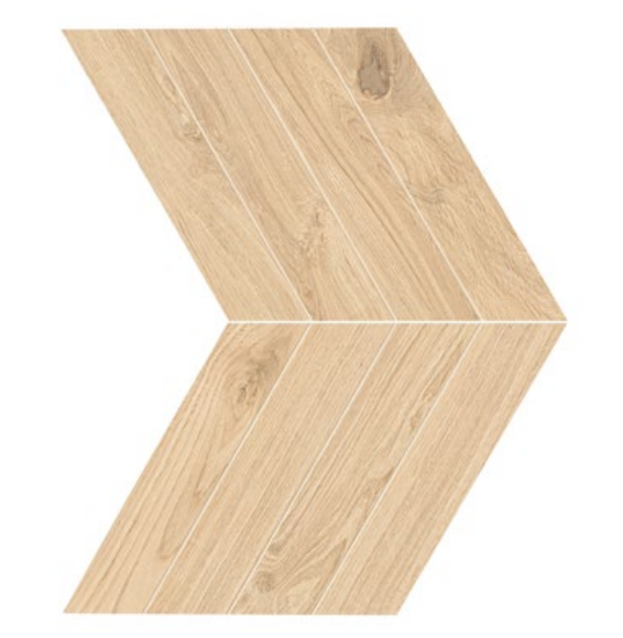 Decoro Chevron Mono Rovere Puro serie Provoak 29,4x34 cm