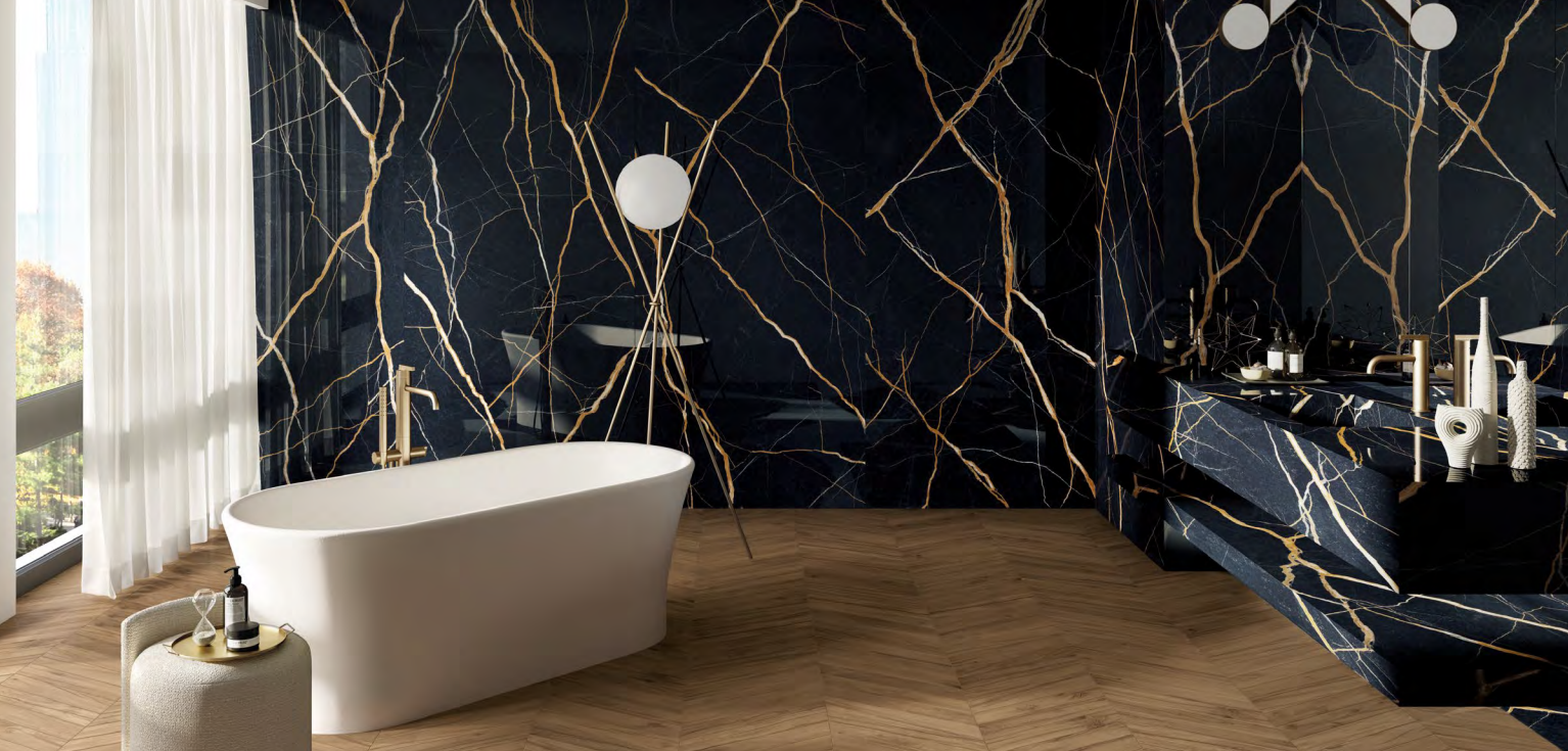 Gres porcellanato effetto marmo PAONAZZETTO serie UNIQUEMARBLE Naturale by PROVENZA