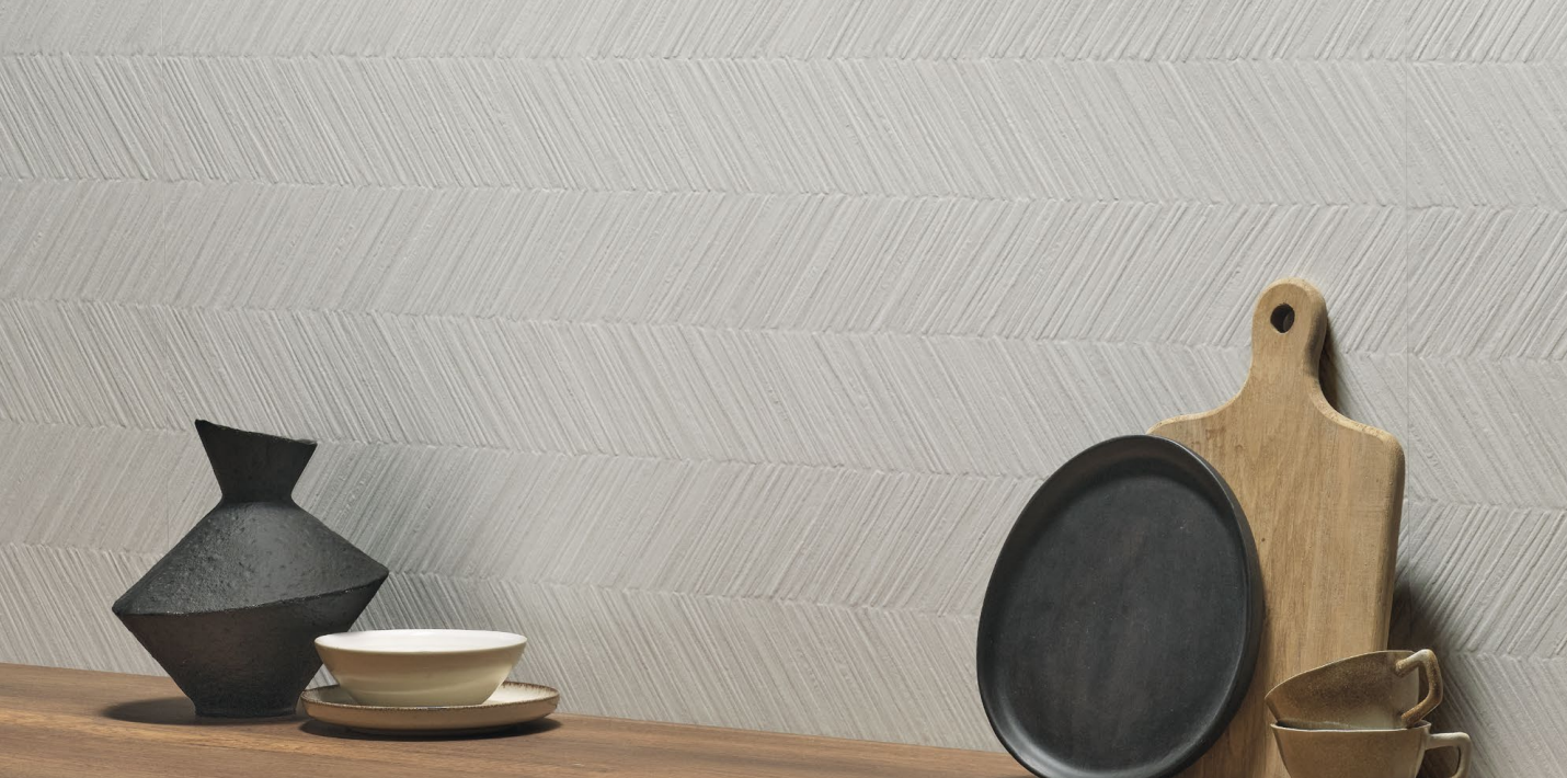 Decori in gres Light Grey Tweed serie Varana Stone by Provenza