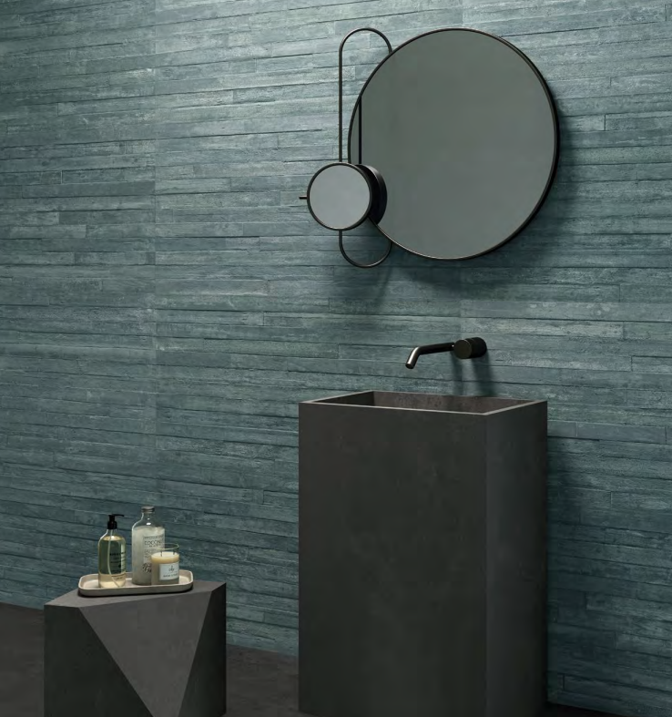 Pavimento in gres Cassaforma 3d Verdigris serie Re-Play Concrete by Provenza