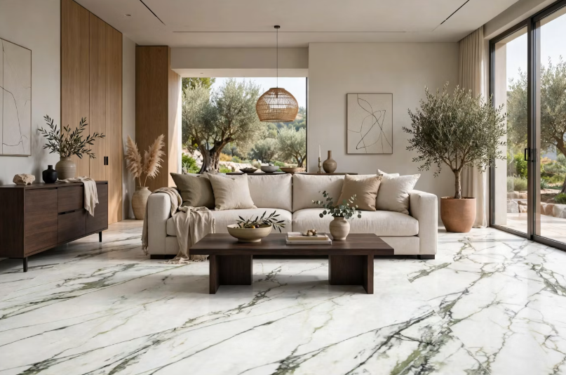 Lastra 120X278 Incanto Calacatta Green OPACO Ragno OCCASIONE