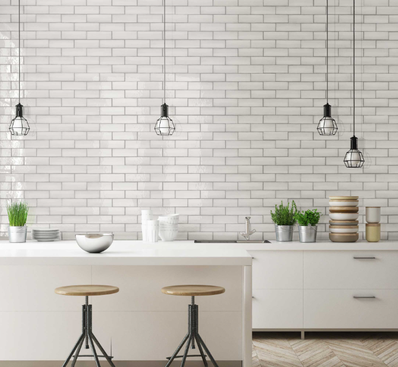 Rivestimento in pasta bianca serie Babele colore Lino