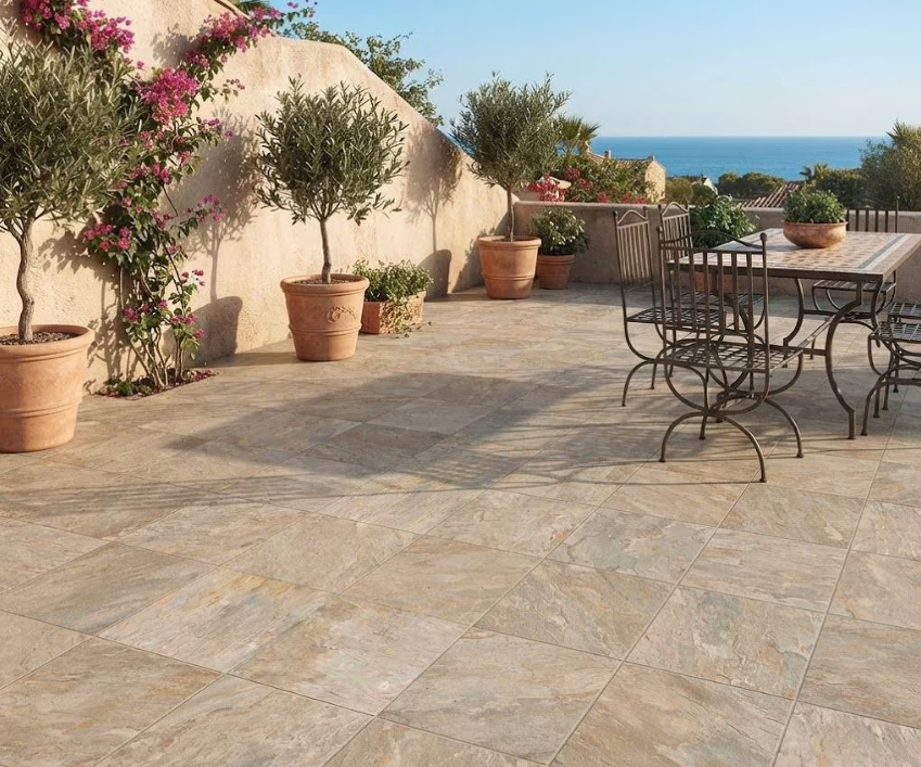 Pavimento in gres porcellanato New Ultra Slate Grey 2 cm 60x60 R11