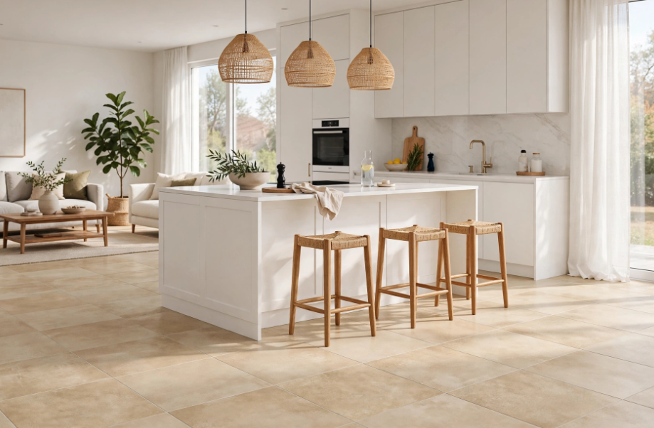Pavimento in gres porcellanato serie Texas colore Sand Naturale 