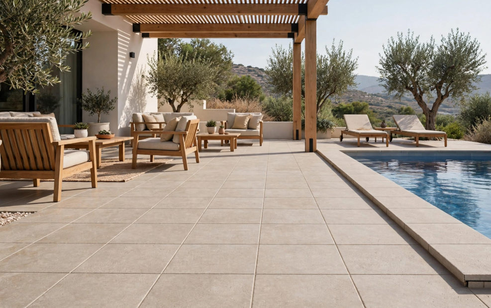 Pavimenti e rivestimenti in gres porcellanato Punta Molara Grip R11 20 mm serie Pietre di Sardegna By Casalgrande Padana