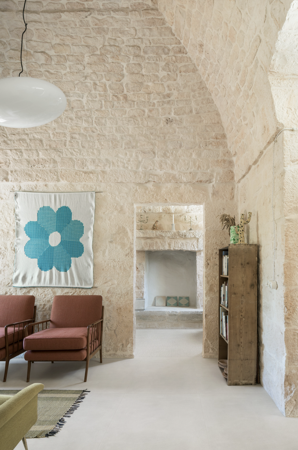 Pavimento e rivestimento in gres fine porcellanato serie SLOW COLD Gesso R11 by Marazzi