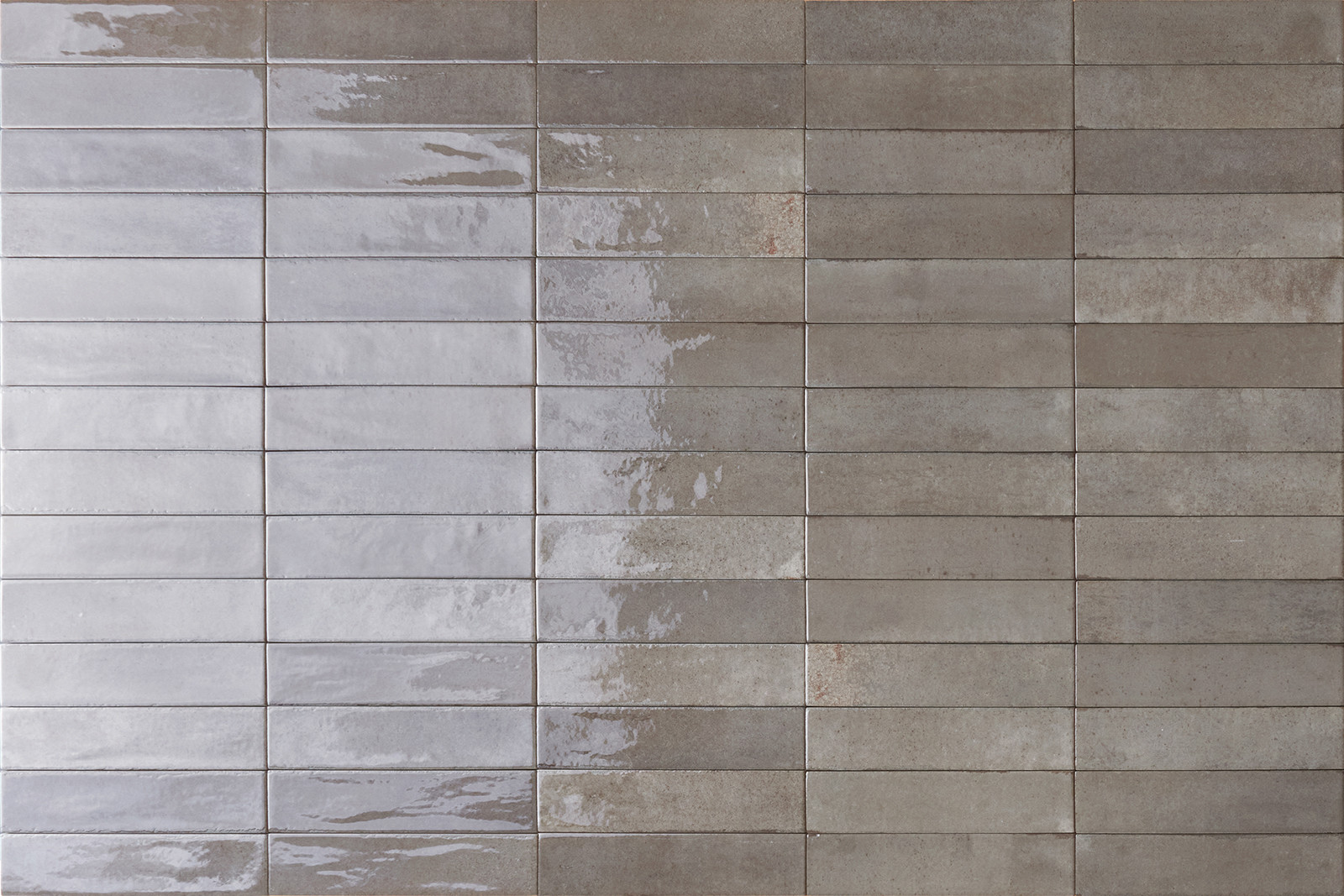 Rivestimento in gres porcellanato smaltato brick generation colore TAUPE serie SOHO by Ceramica Rondine