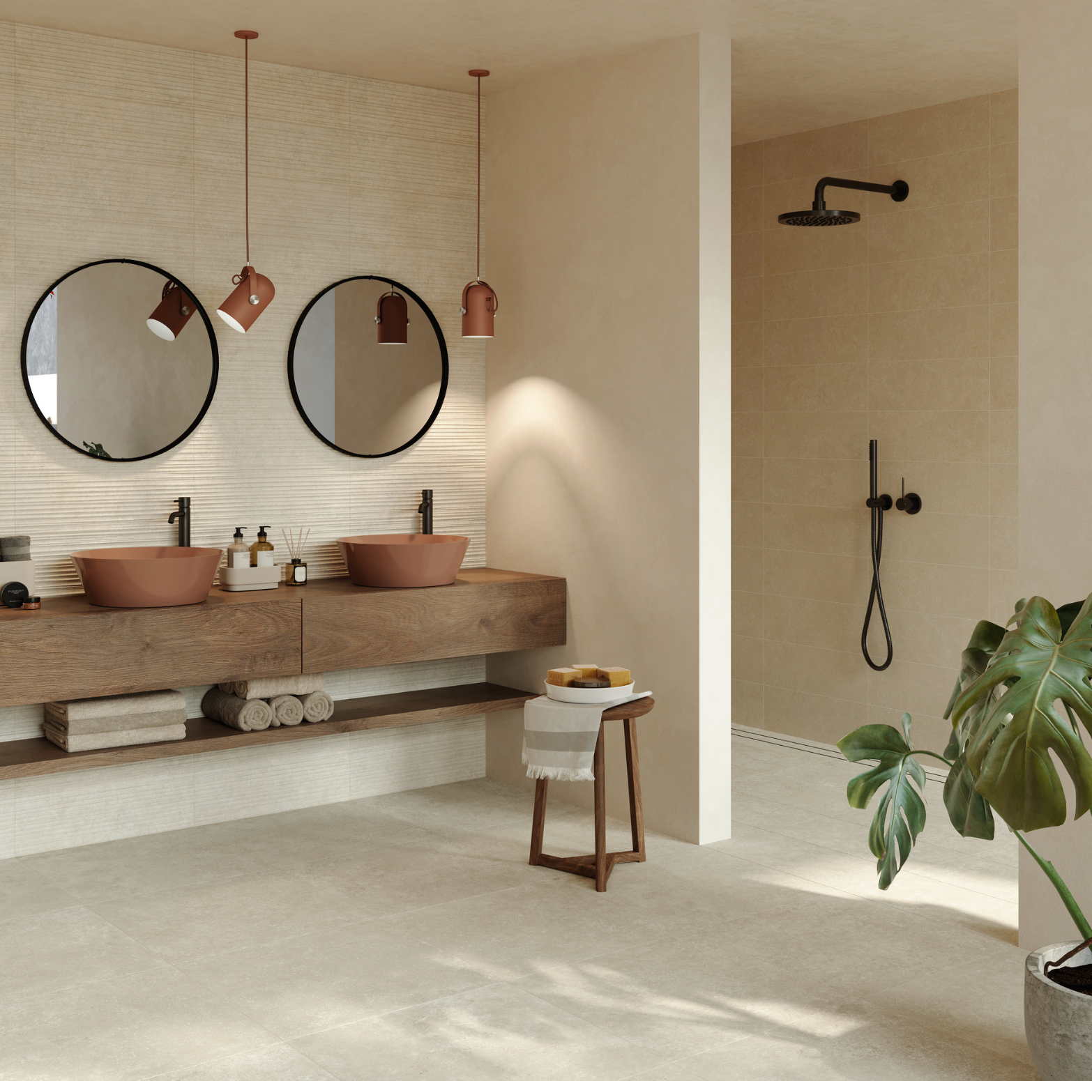 Rivestimento in pasta bianca Taupe Room Wall Matt by Marazzi