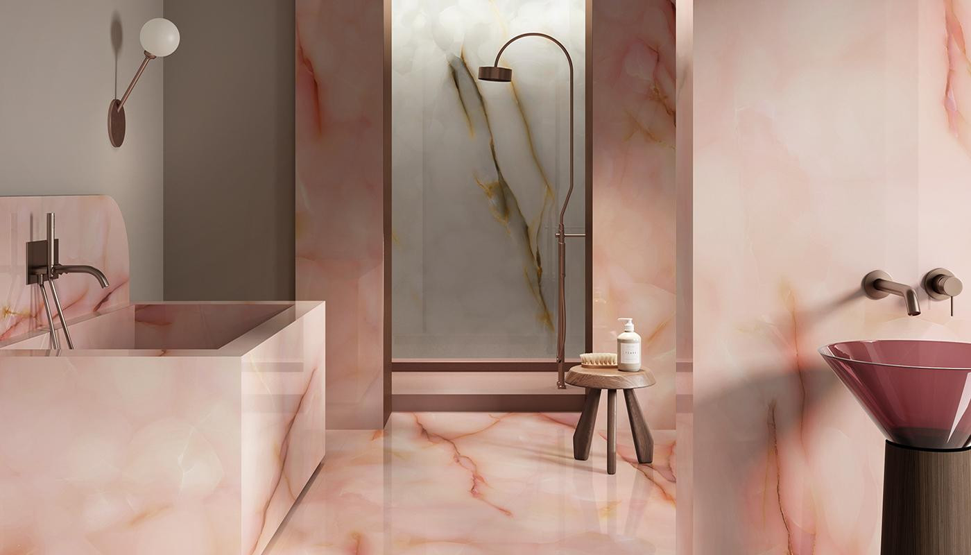 Gres Tele di Marmo Pure Onyx Malva Opaco Silktech by Emilceramica
