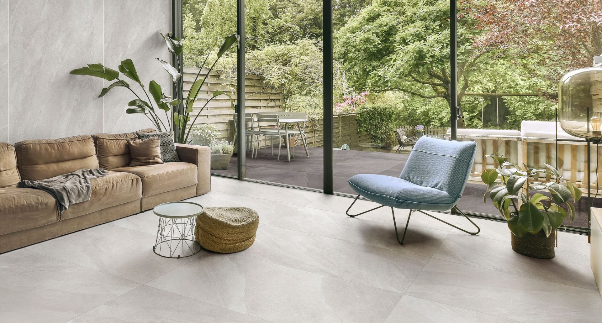 Pavimento in gres porcellanato serie Titano by Saime Ceramiche Bianco