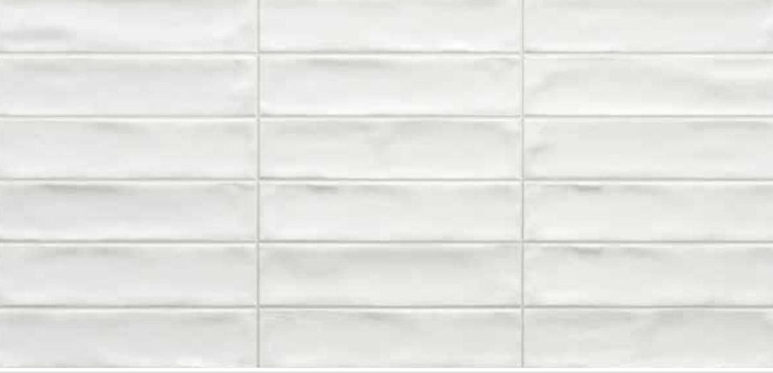 Rivestimento in gres porcellanato smaltato brick generation colore TOTAL WHITE MATT serie MARRAKECH by Ceramica Rondine