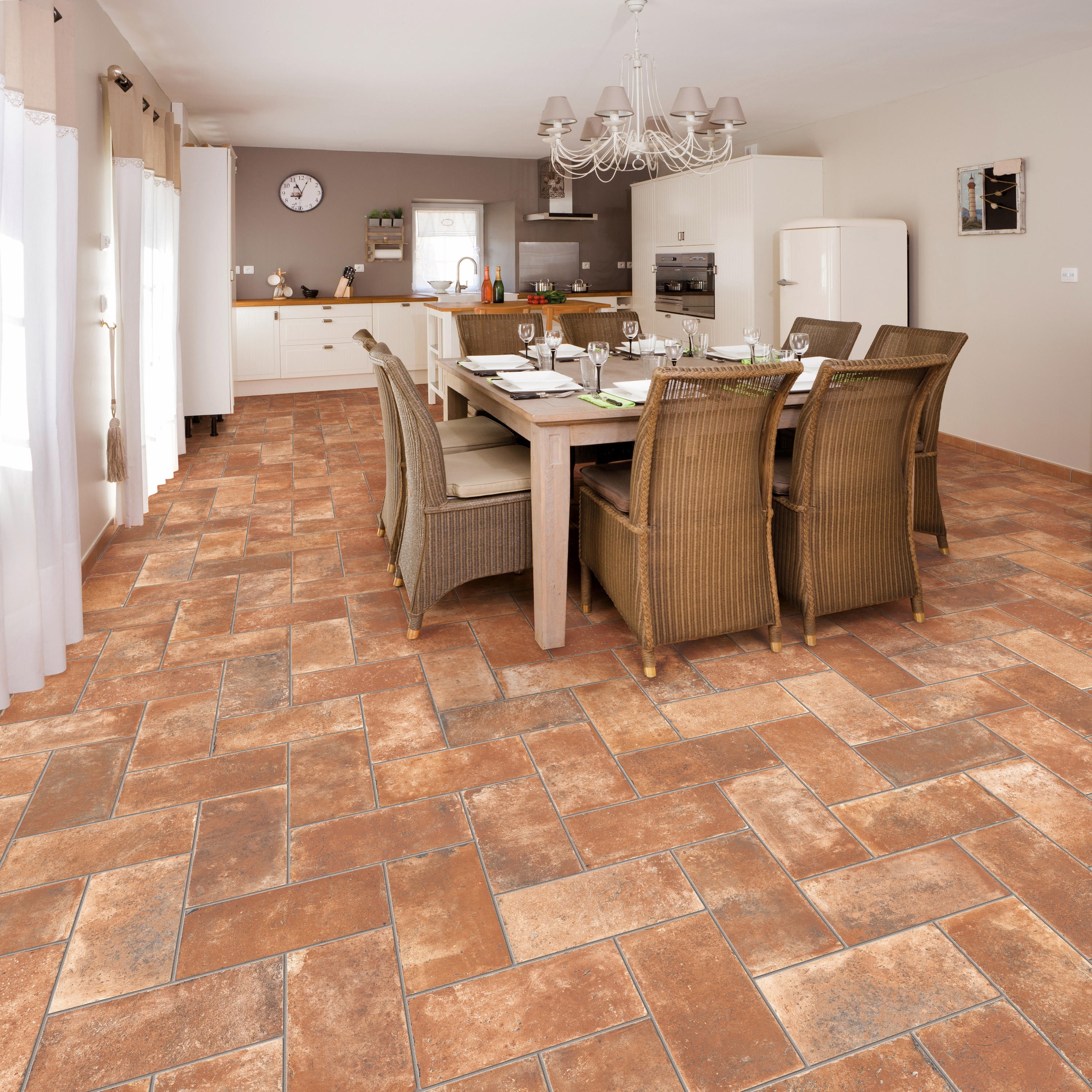 Gres effetto cotto Brunello Strong serie TUSCANY by CERAMICA RONDINE