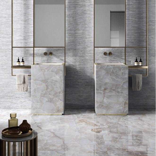 Lastra in Gres Emilceramica Tele Di Marmo Reloaded Onice Klimt Naturale