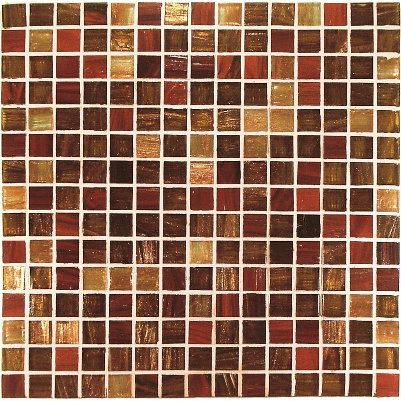 Mosaico serie Gold/Bronze ROSSO/RAMATO MIX