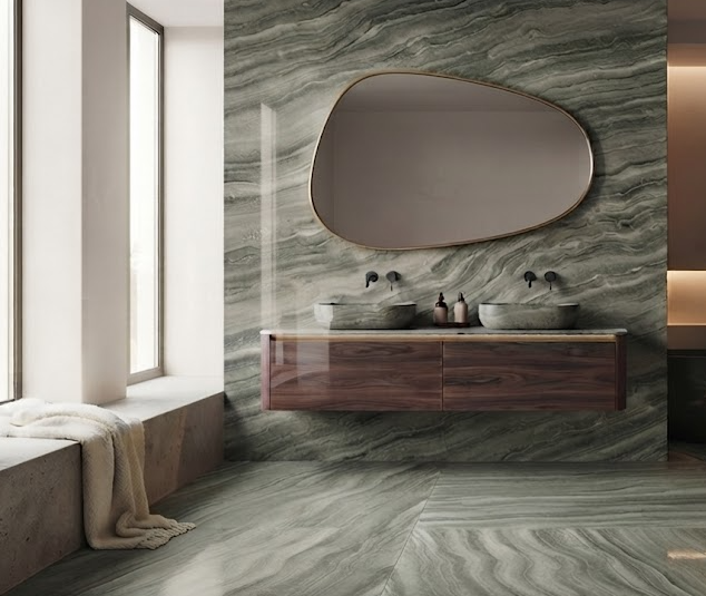Lastre 120X278 Grande Marble Verde Cipollino Marazzi OCCASIONE