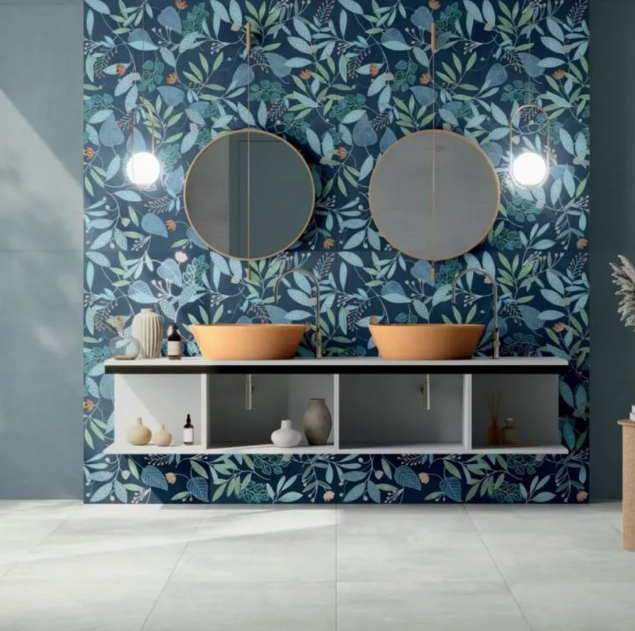 Wallpapers Blue Forest 60x120 by Dado Ceramica