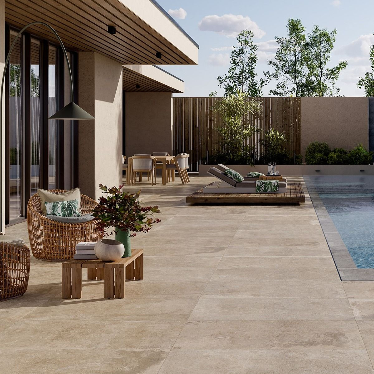 Pavimento e rivestimento in gres porcellanato Windsor Beige R11 by Ceramica Rondine