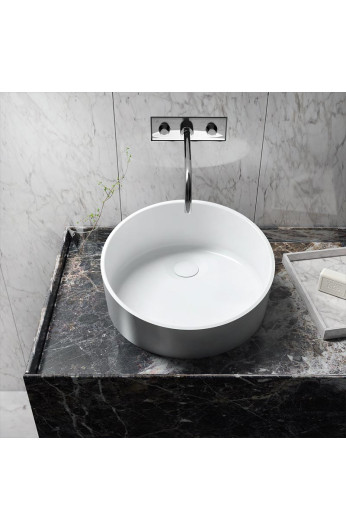 Lavabo d'appoggio NICE in ceramica BIANCO OPACO Bertolani Store