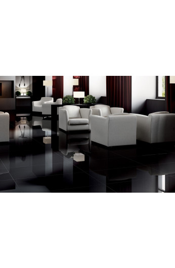 Pavimento PVC Effetto Piastrelle Damier | Bianco/Nero A Quadri | 200x300cm | Adesivo - Foto 7