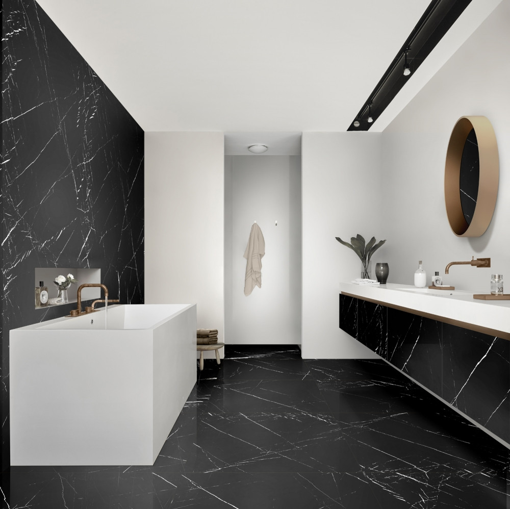Markina porcelain stoneware floor and wall tile series Cave By Saime Ceramica 6 mm
