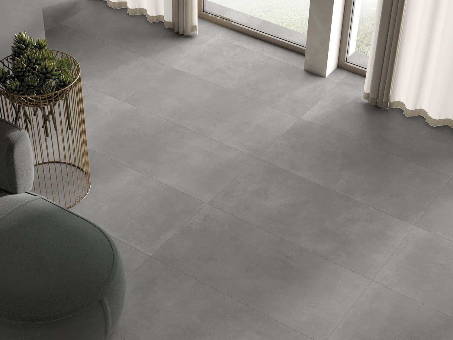 PORTLAND PLOMB first choice cement effect porcelain stoneware floor
