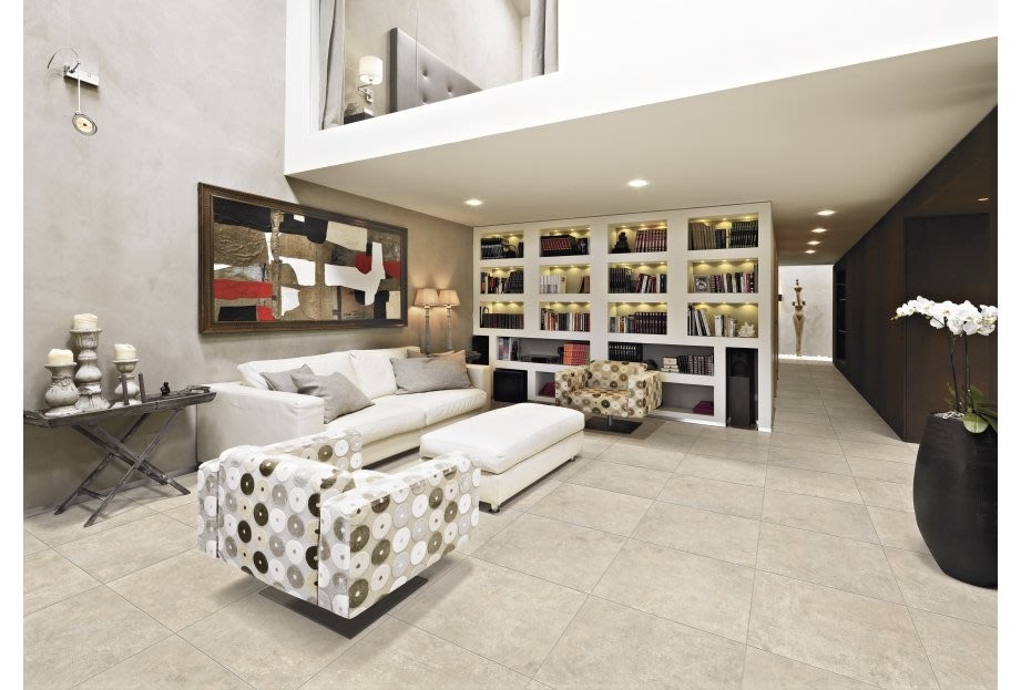 SOUL sand porcelain tile floor and wall tiles line for interiors
