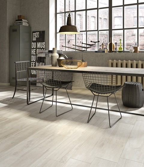 North Wilde Ivory Wood-Effect Porcelain Floor by North Wilde Ivory First Choice
