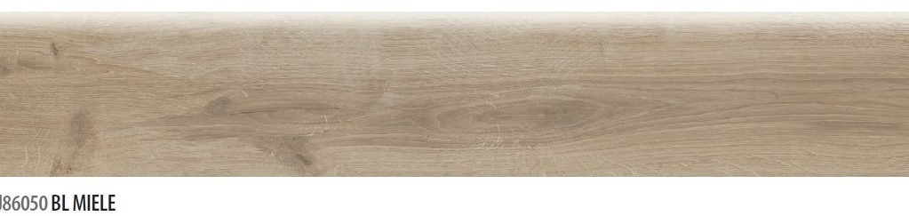 Miele wood effect stoneware baseboard 8x45
